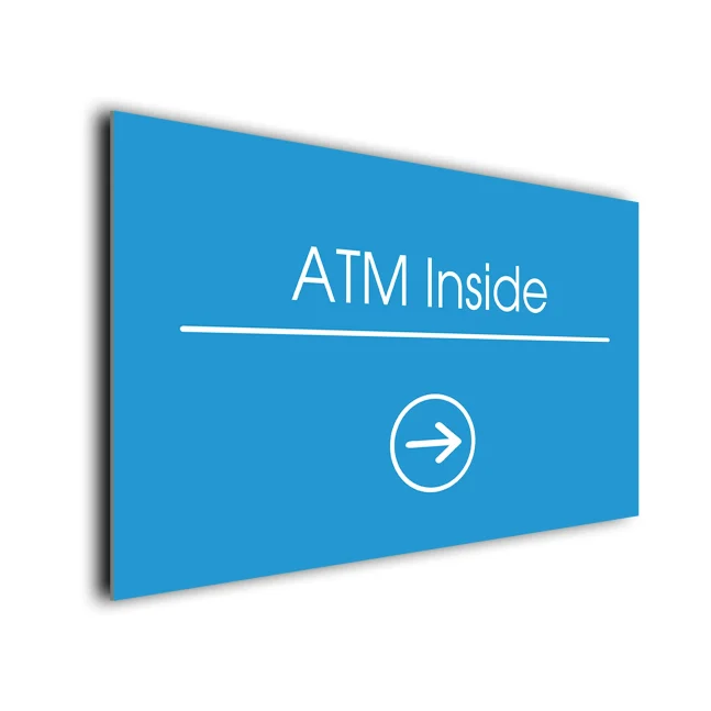 Atm Inside Signs Directional Sign ATM Inside Signs Directional Sign