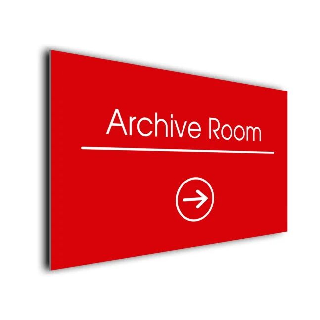 Archive Room Signs Directional Sign Archive Room Signs Directional Sign