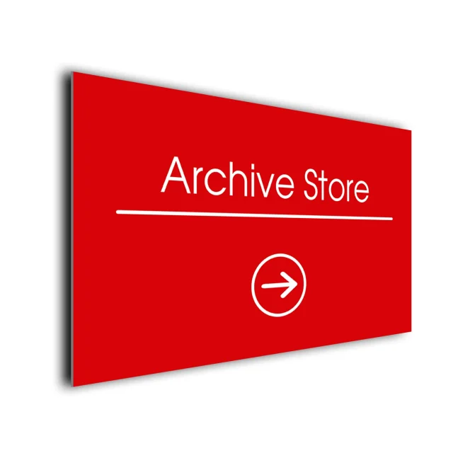 Archive Store Arrow Sign Directional Sign Archive Store Arrow Sign Directional Sign