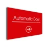 Automatic Door Arrow Sign Directional Sign