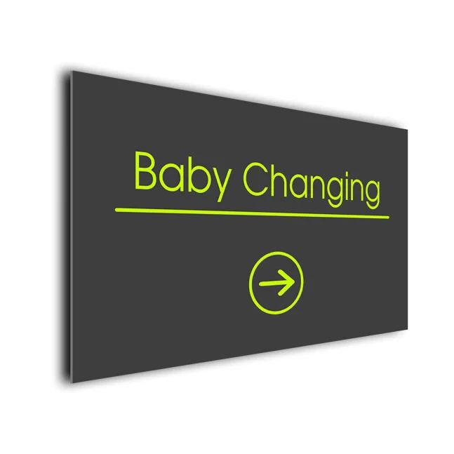 Baby-Changing-Direction-Sign_DD107G200 Baby Changing Arrow Sign Directional Sign