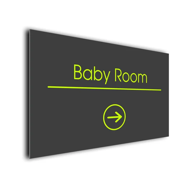 Baby-Room-Direction-Sign_DD107G201 Baby Room Arrow Sign Directional Sign