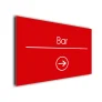 Bar Arrow Sign Directional Sign