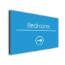 Bedrooms Arrow Sign Directional Sign