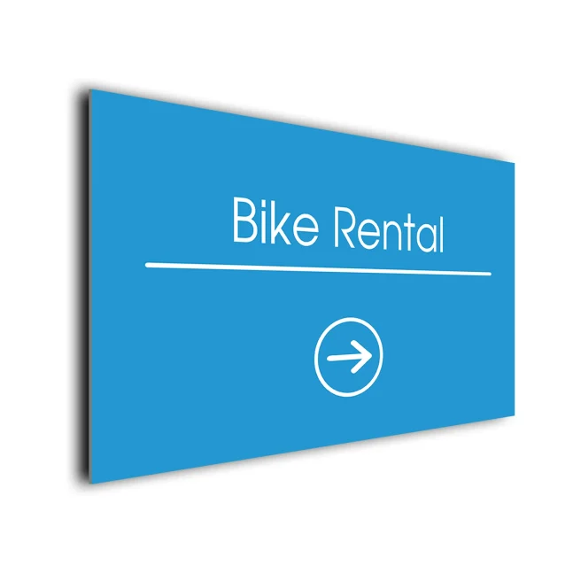 Bike Rental Arrow Sign Directional Sign Bike Rental Arrow Sign Directional Sign