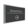 Board Room Sign Directional Sign - Brushed Metal Finish