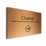 Chemist Sign Directional Sign - Brushed Metal Finish
