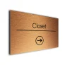 Closet Sign