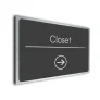 Closet Sign