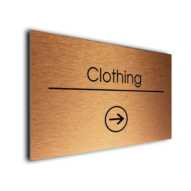 Clothing Sign Clothing Sign