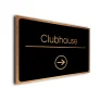 Clubhouse Directional Sign