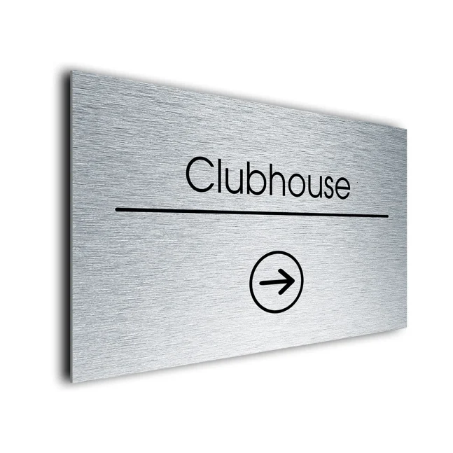 Clubhouse Sign Clubhouse Sign