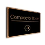 Compactor Room Directional Sign