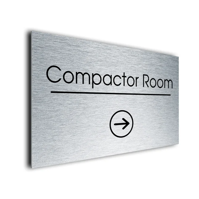 Compactor Room Sign Compactor Room Sign