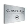 Compactor Room Sign