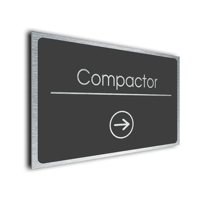 Compactor Sign Compactor Sign