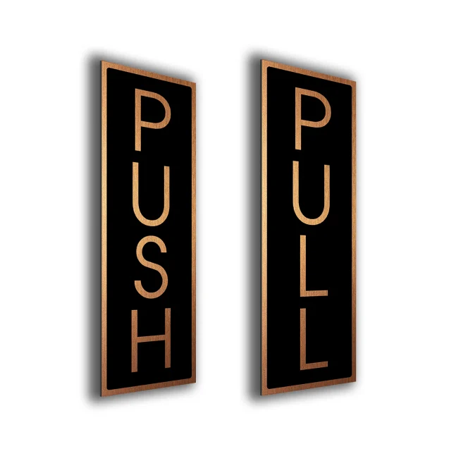 Push Pull PUPBC010923 Signs PUPBC010923 Push Pull Door Sign