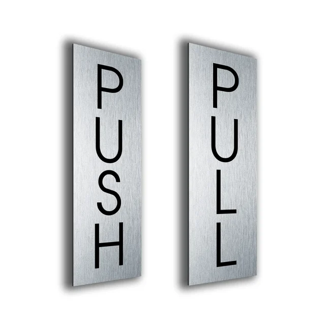 PUPSB010923 Push Pull Door Sign