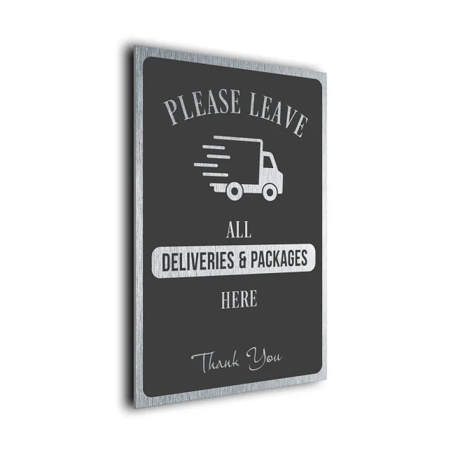 PHGS151223 Packages Here Please leave all Deliveries and Packages Here Sign