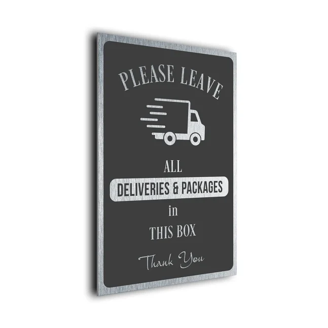 PTBGS151223 Packages In This Box Please leave all Deliveries and Packages in This Box