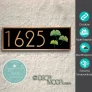 Outdoor Ginkgo Leaf Address Sign