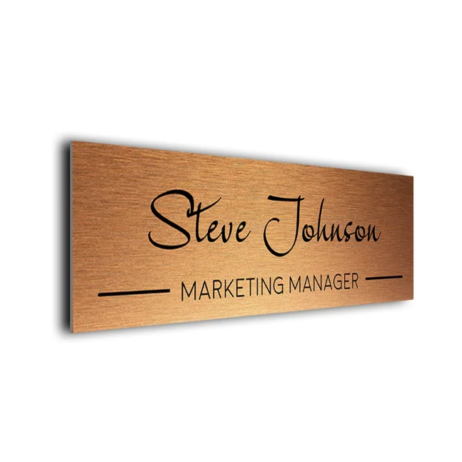 Copper Door Name Sign Door Name Sign