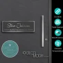 Custom Modern Door Name Sign -s