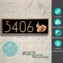 Squirrel Address Sign