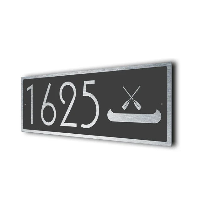 Canoe Address Sign
