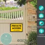 Private Access Sign