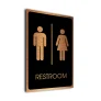 Traditional Restroom Symbol Sign