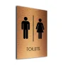 Traditional Toilets Sign