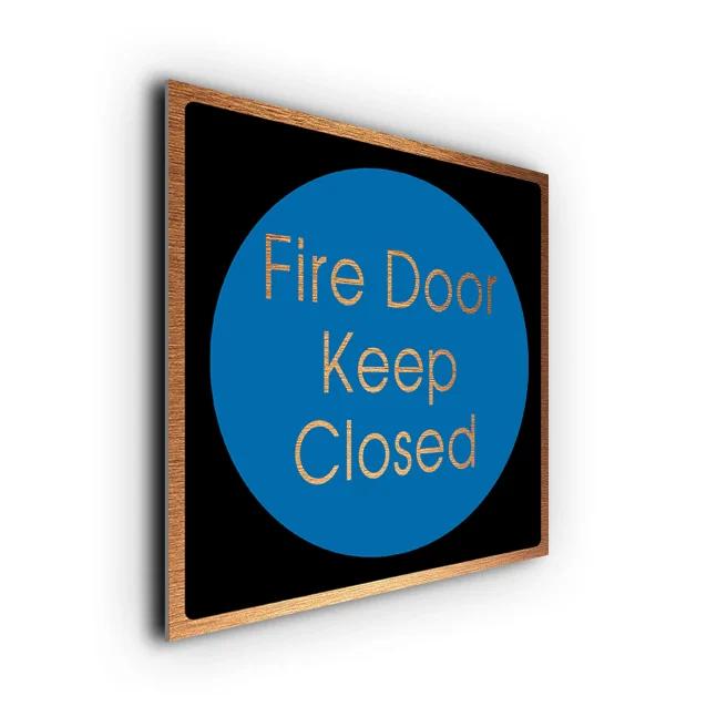 Fire Door Keep Closed FDKC207-BC Fire Door Keep Closed Sign