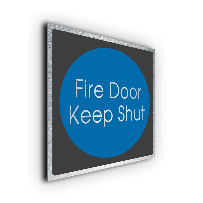Fire Door Keep Shut FDKS205-GS Fire Door Keep Shut Sign