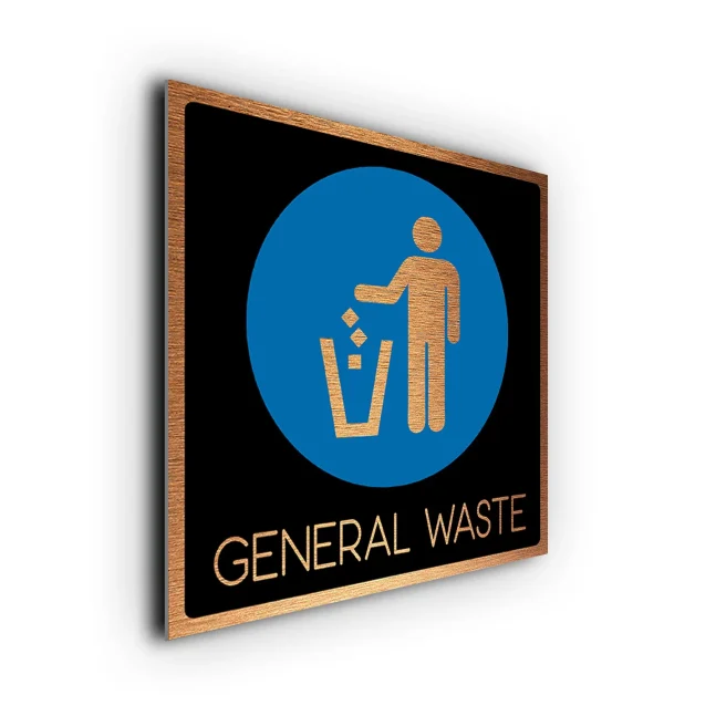General Waste Sign COM202-BC General Waste Sign
