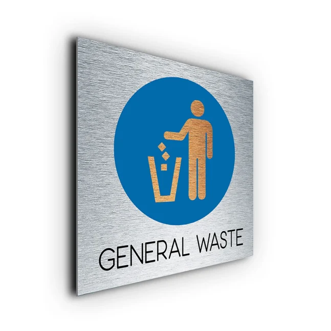 General Waste Sign COM202-SB General Waste Sign