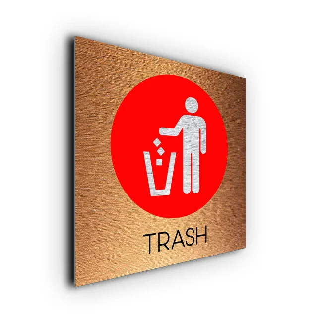 Trash Signs Trash sign