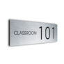 Classroom Number Sign