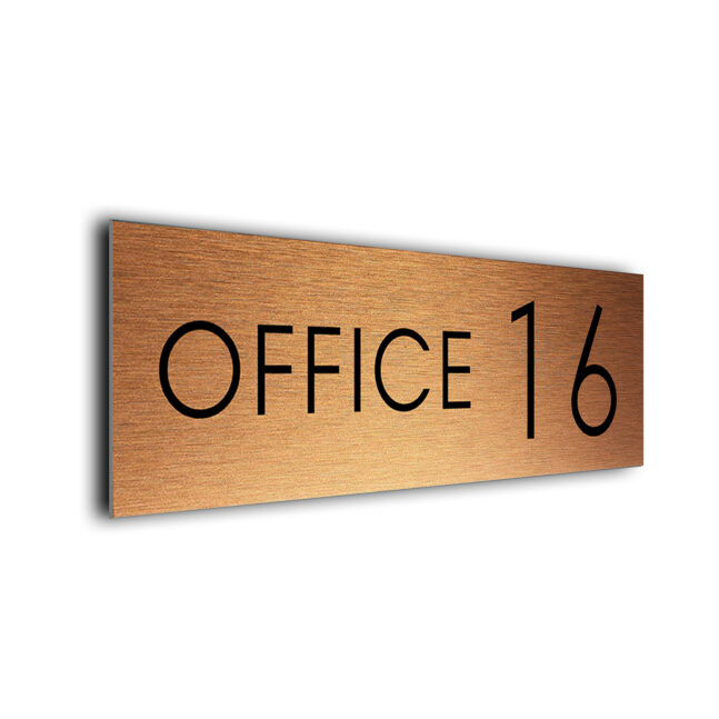 Office Number Sign OFF227-CB Office Number Sign