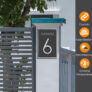 Garage Number Sign