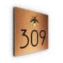 Custom Firefly House Number Sign