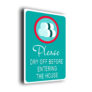 Pool Sign-Please Dry Off Before Entering the House