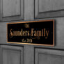 Custom Family Name Door Sign
