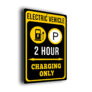 EV 2 Hour Charging Point Sign