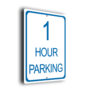 1 Hour Parking Sign