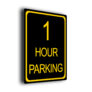 1 Hour Parking Sign