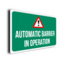 Automatic Barrier Sign