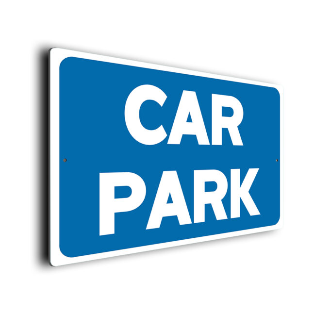 Car Park CP270-Blue Car Park Sign