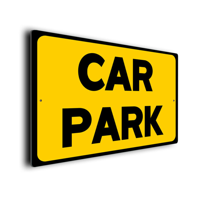 Car Park Sign CP270 Yellow Car Park Sign