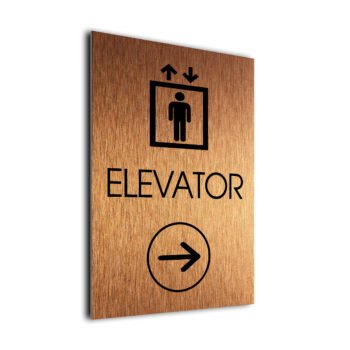 Custom Elevator Directional Sign